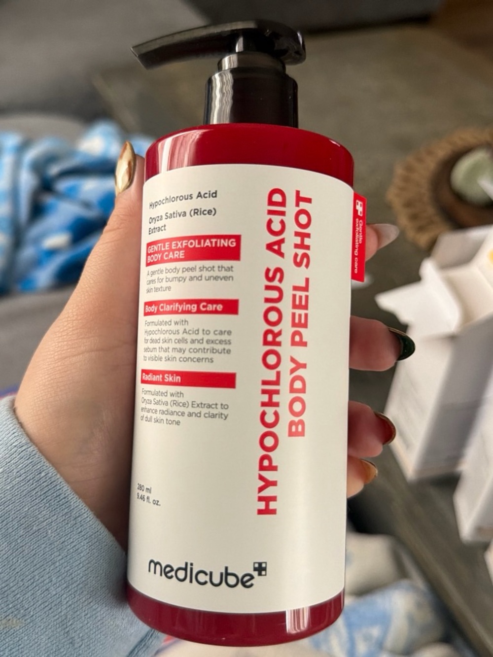 Hypochlorous Acid Body Peel Shot - Red/White